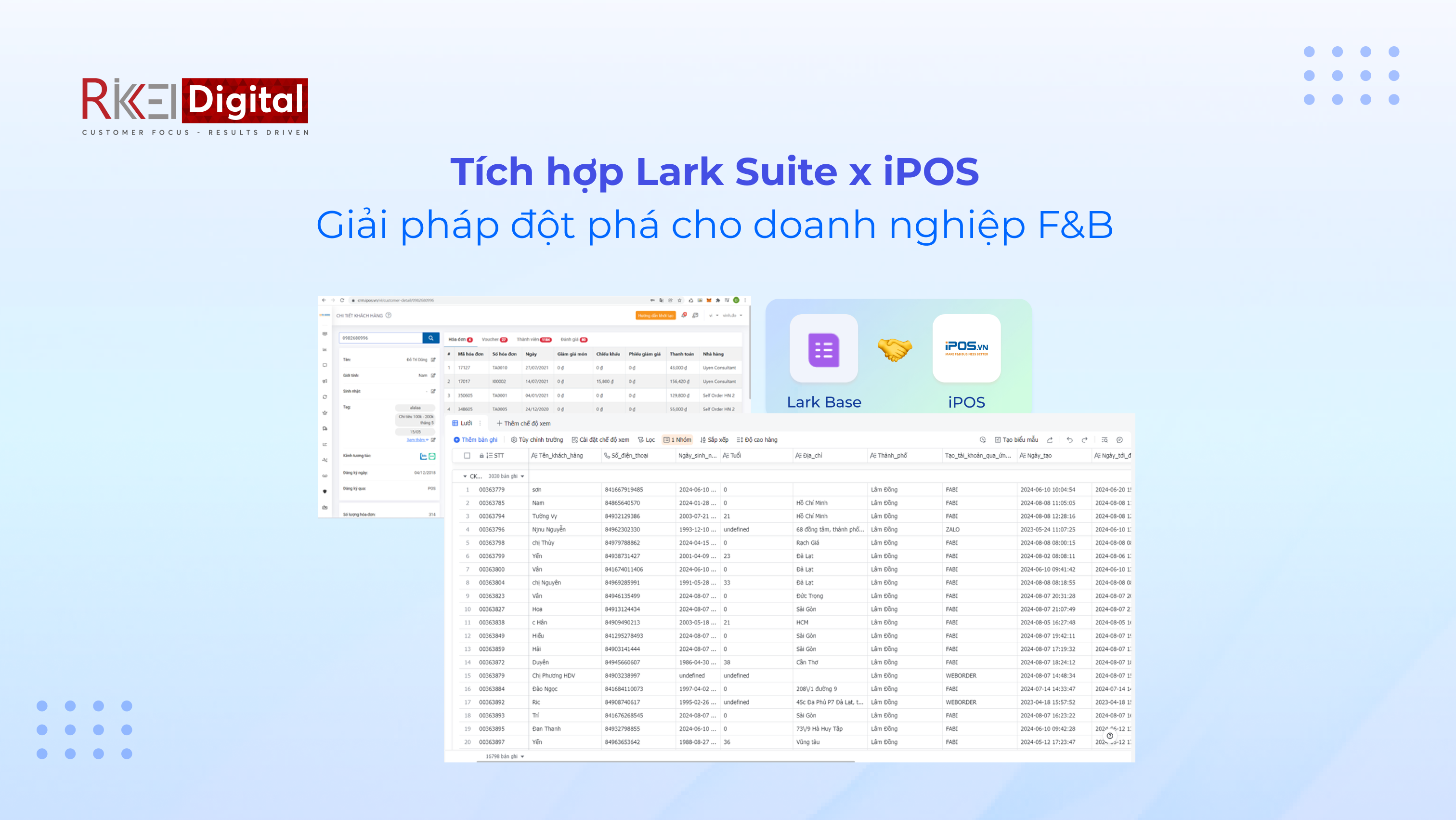 Tích hợp Lark Suite và iPOS: Tối ưu hóa quản lý và vận hành